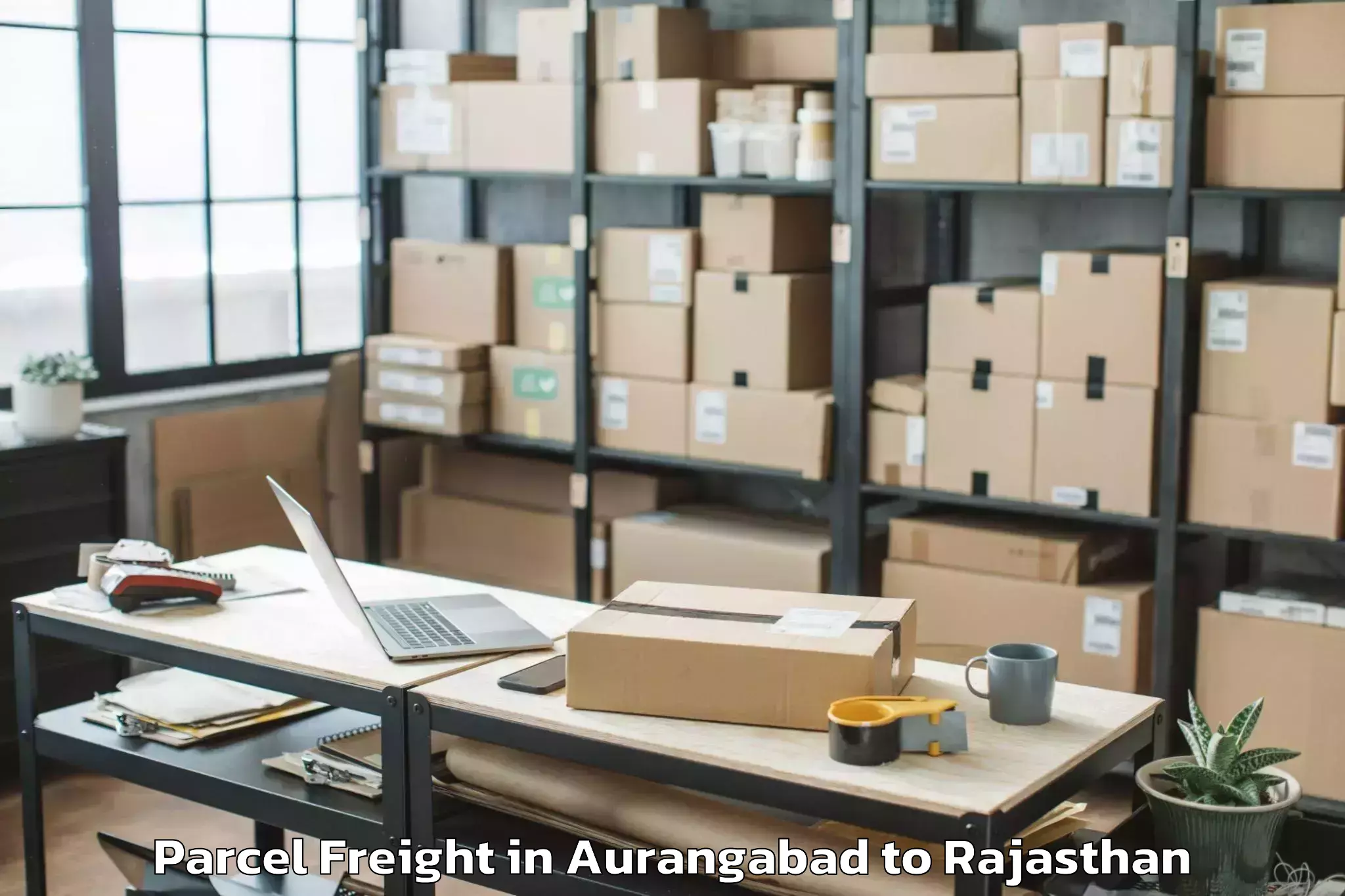 Aurangabad to Udaipur Airport Udr Parcel Freight Booking